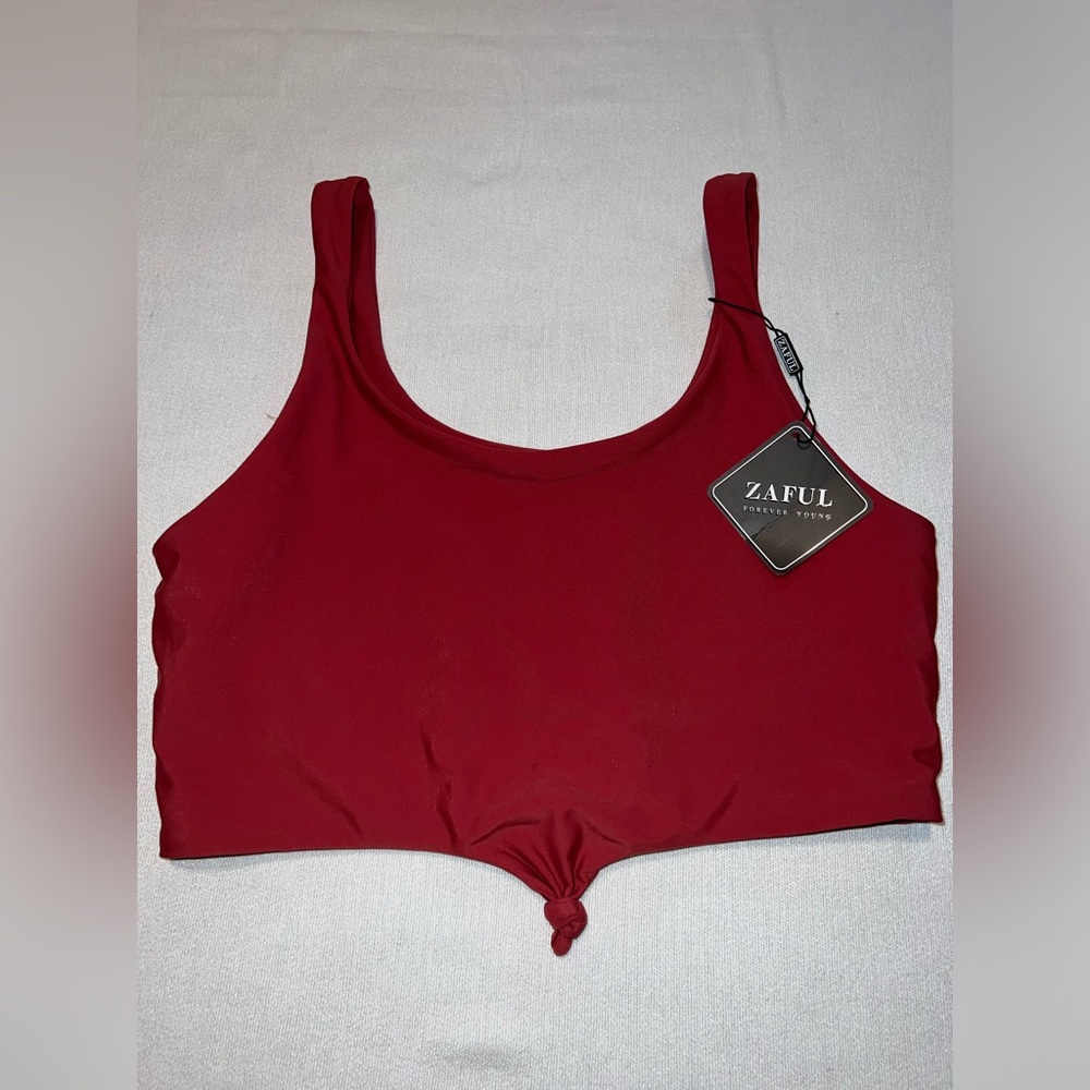 Zaful forever young swim top